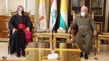 Serok Barzanî ligel Balyozê Vatîkanê yê li Iraqê civiya
