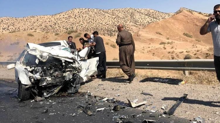5 Pêşmerge di bûyereke çûnûhatinê de canê xwe ji dest dan