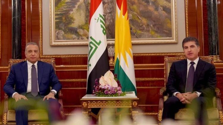 Nêçîrvan Barzanî û Mistefa Kazimî bombebaranên li ser Herêma Kurdistanê gotûbêj dikin