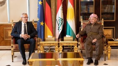 Serok Barzanî pêşwazî li Balyozê Almanya li Iraqê kir