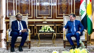 Serokwezîr Mesrûr Barzanî pêşwazî li Rêveberê Ofîsa UNODC ya li Iraqê kir