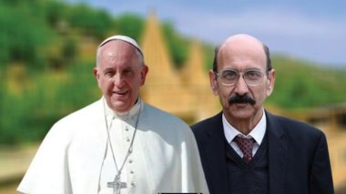 Mîrê Êzdiyan li gel Papayê Vatîkanê dicive