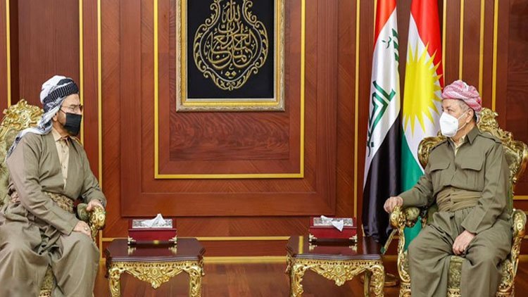 Serok Barzanî û Elî Qeredaxî zimanê gef û înkarê red dikin