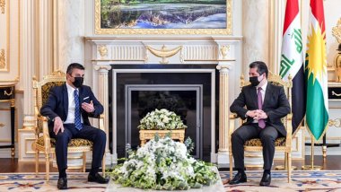 Mesrûr Barzanî pêşwazî li şandeyekî bilind a odeya bazirganiya Kildanên Amerîka û Komeleya Kildaniyan kir