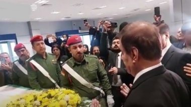 Cenazeyê Letîf Xefûr Mamesenî gihişte Hewlêrê