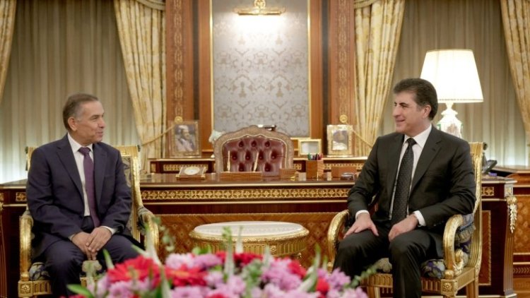 Serokê Herêma Kurdistanê û Balyozê Yûnanê tekezî li ser pêşxistina pêwendiyan dikin