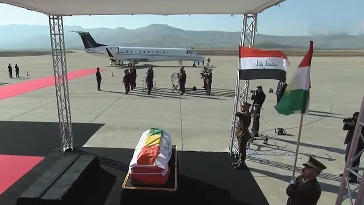 Cenazeyê Fermandarê Hêzên Komando Akam Umer gihîşte Kurdistanê