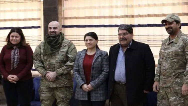 Bafil Talebanî bi hevserokên PYDê re civiya