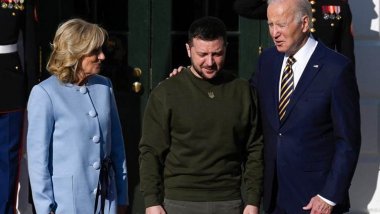 Zelensky di yekem serdana xwe de çû Amerîkayê