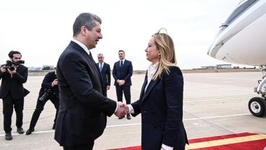 Serokwezîra Îtalyayê gihîşte Hewlêrê