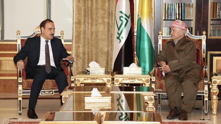 Serok Barzanî ligel Serokê Dîwana Weqfa Sunne civiya