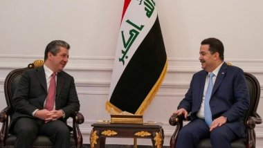 Mesrûr Barzanî ligel Serokwezîrê Iraqê civiya