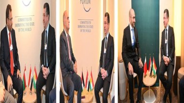 Hevdîtinên Mesrur Barzanî li Davosê berdevamin