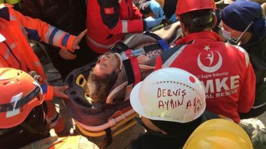 Jinek piştî 103 demjimêran bi saya segê xwe rizgar bû