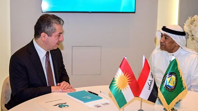 Mesrûr Barzanî ligel Sekreterê Giştî yê Encûmena Alîkariyê ya Welatên Kendavê civiya