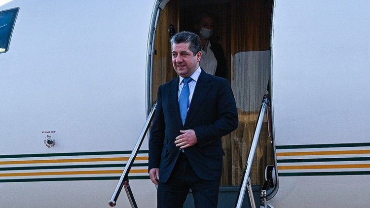 Serokwezîrê Herêma Kurdistanê bi serdaneke fermî gihîşte Parîsê