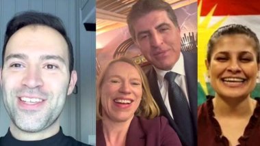 Du berbijêrên Kurd ên Norwêcê bersiva peyama Nêçîrvan Barzanî dan