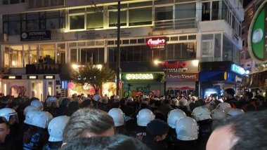 Li Stenbolê xwepêşandana erdhejê: Gelek kes hatin desteserkirine