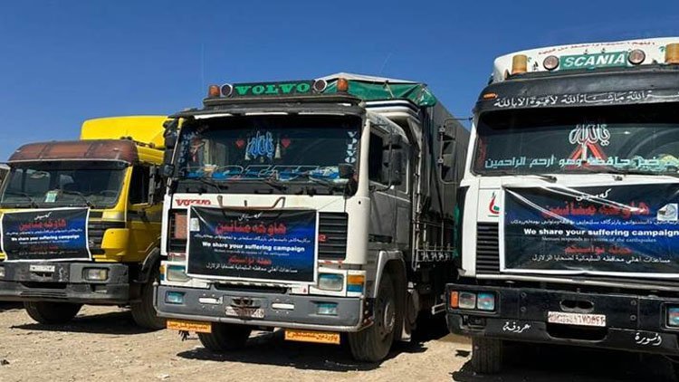 Hikûmeta Sûriyê rê nade alîkariyên ji Silêmaniyê derbasî taxên Kurdan bibin