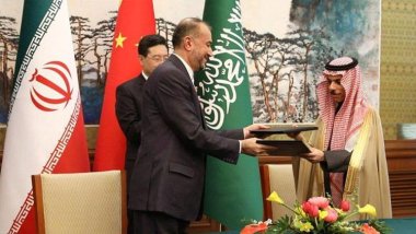 Siûdiye û Îran daxuyaniyek hevbeş derbarê asayîkirina pêwendiyan de îmze dikin