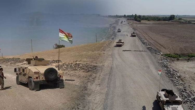 Pêşmerge ber bi Pelkaneyê ve çû: Erebên hawirde û Heşda Şeibî vekişiyan!