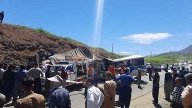 Rojhılat: Di qezayeke trafîkê de 6 kes mirin