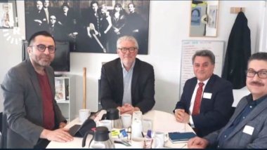 Şandeke Rêveberiya Xweser serdana Denmarkê kir