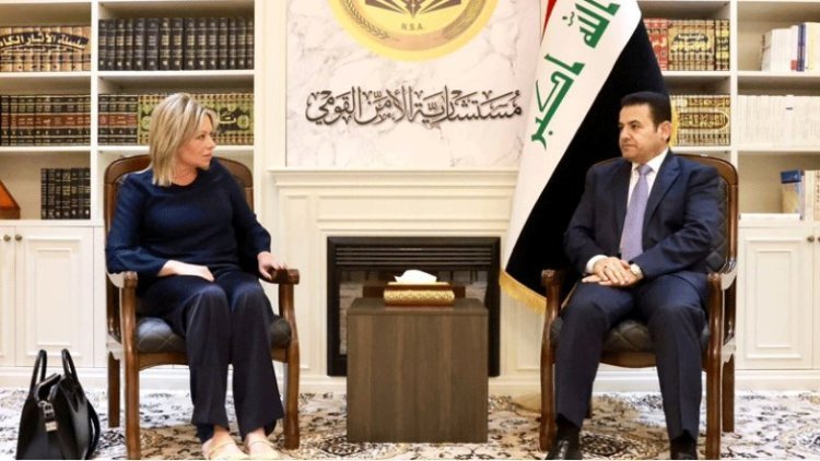 Qasim Arecî û Plasschaert dosyeya Şingalê û Kampa Holê gotûbêj kirin