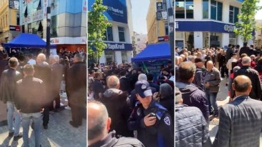 Li Trabzonê welatiyan nerazîbûn nîşanî standa HUDA-PARê dan