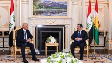 Serokwezîr Mesrûr Barzanî pêşwazî li Wezîrê Çavkaniyê Avê yên Iraqê kir