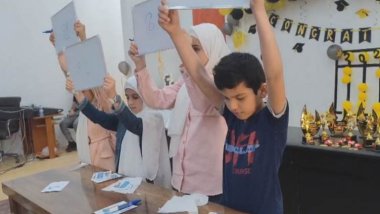 Di pêşbirka matîmatîkê de 6 zarokên Efrînî li ser asta 7 welatên Erebî bûn yekem