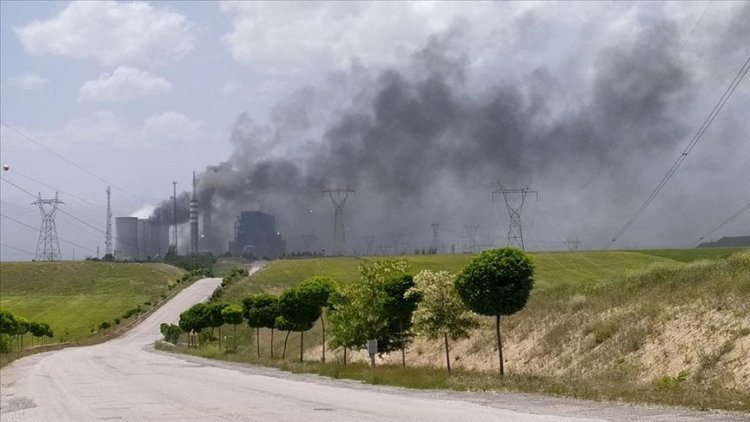 Li Mereşê di santrala berhemanîna elektrîkê de şewat derket