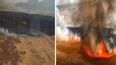 Li Dîlok û Semsûrê agir bi zeviyên çandiniyê ket