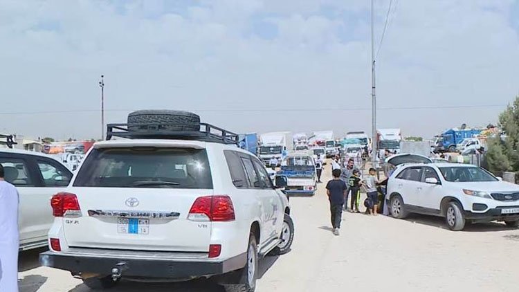 90 malbatên Kurdên Êzidî ji Kampa Şariya vegeriyan Şingalê