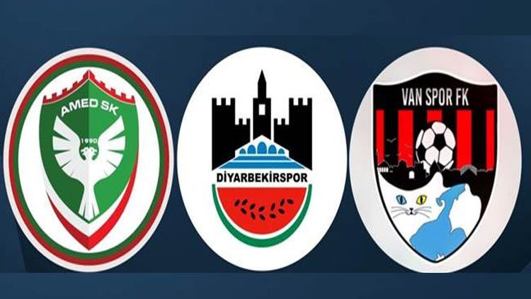 Komên Amedspor, Diyarbekirspor û Vansporê diyar bûn
