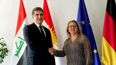 Nêçîrvan Barzanî û Wezîra Hevkariya Aborî û Geşepêdanê ya Almanyayê li Berlînê civiyan