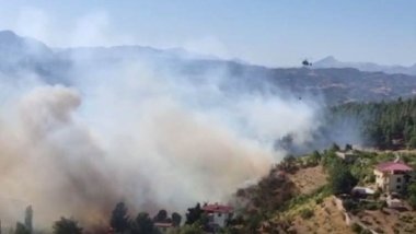 Li Mereşê agir bi daristanê ket