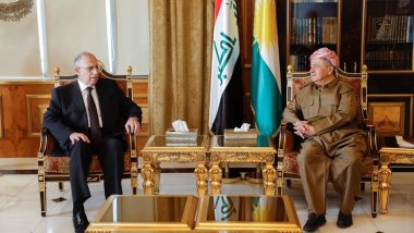 Serok Barzanî li gel şandeke pilebilind a Hevpeymaniya Niştimanî ya Hesim civiya