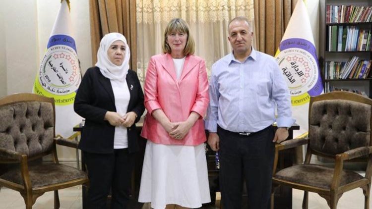 Yekem car e rayedareke pilebilind a NYyê serdana Rojavayê Kurdistanê kir