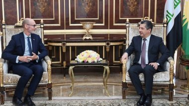 Serokwezîr Mesrûr Barzanî pêşwaziya Balyozê nû yê Brîtanya li Iraqê kir