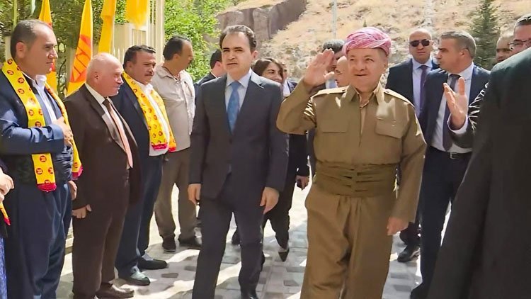Serok Barzanî gihişte Amêdiyê