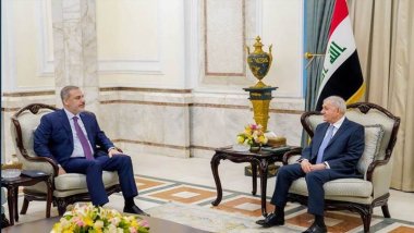 Hakan Fîdan û Serokkomarê Îraqê civiyan