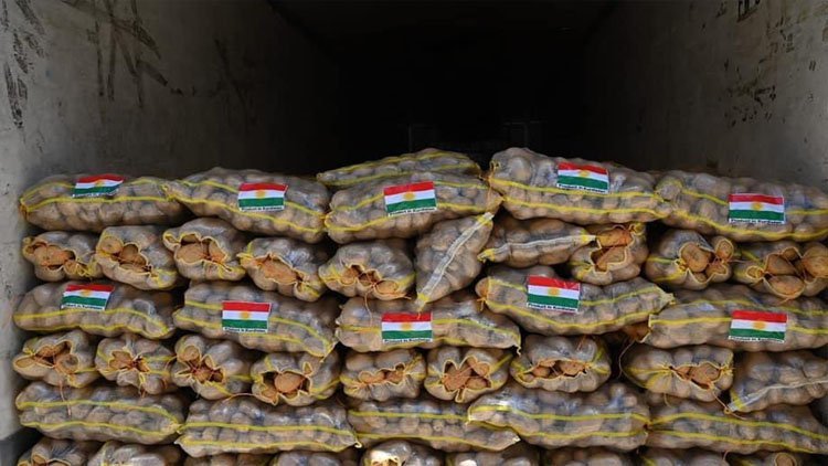 Hezar ton petateyên Kurdistanê bo Îmaratê hatiye hinardekirin