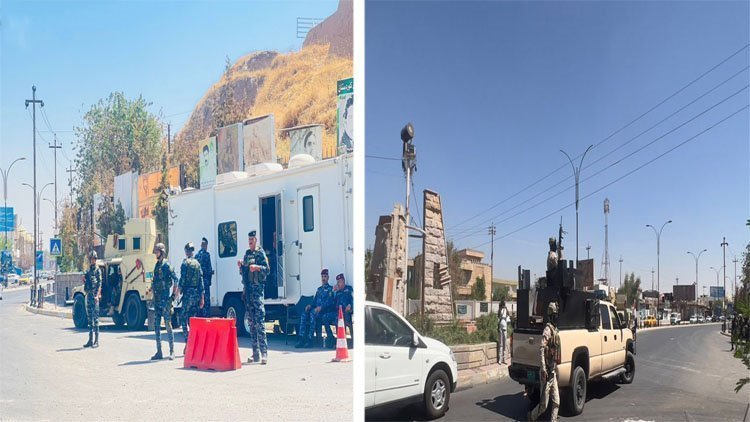 Ji tirsa xwepêşandanê hêzên ewlehiyê yên Kerkûkê ketine amadebaşiyê