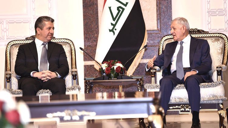 Şanda Hikûmeta Herêma Kurdistanê bi Serokomarê Iraqê re dicive