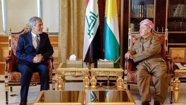 Serok Barzanî bi şandeya PSKyê re civiya