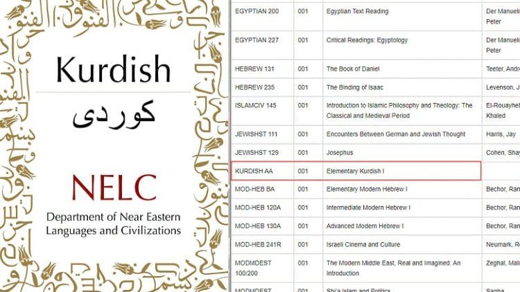 Zanîngeha Harvardê di dîroka xwe de yekem car kursa zimanê Kurdî dide