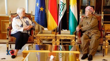 Serok Barzanî pêşwazî li Balyoza nû ya Almanyayê li Iraqê kir