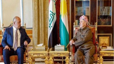 Serok Barzanî û Wezîrê Berevaniyê yê Îraqê civiyan