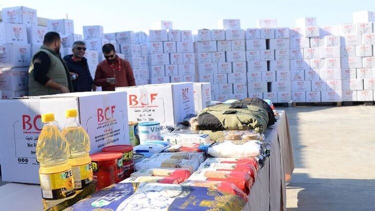 Dezgeha Xêrxwazî ​​ya Barzanî alîkariyên mirovî dişîne Xezzeyê